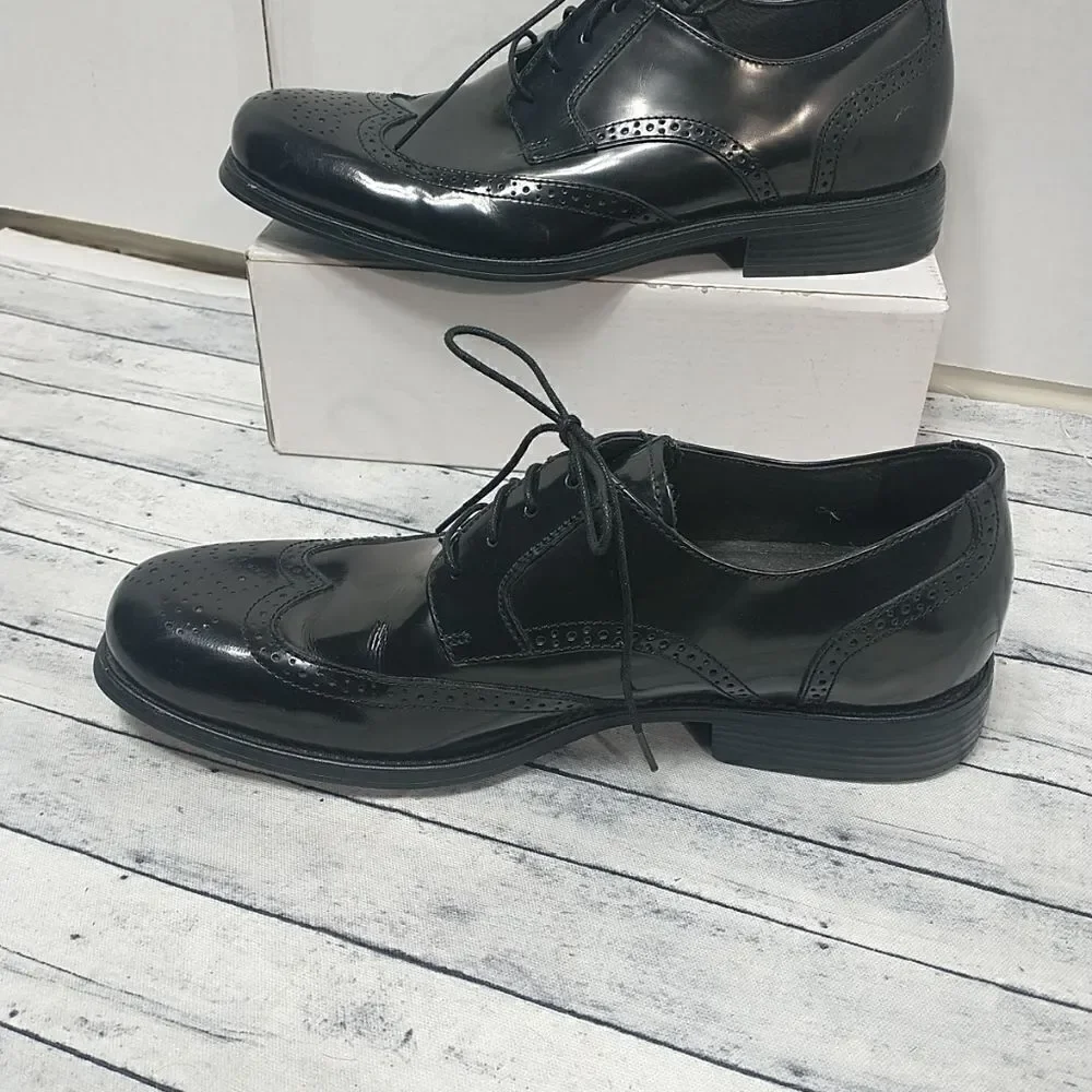 Johnston & Murphy Black Dress Shoes Men’s Size 9.5M